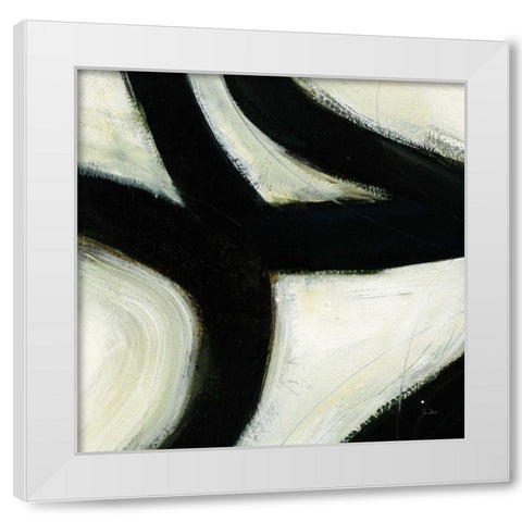 In the Maze II Crop White Modern Wood Framed Art Print by Davies, Jane