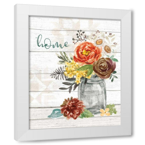 Flower Fest V White Modern Wood Framed Art Print by Urban, Mary