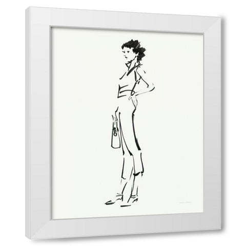 About Town II MB White Modern Wood Framed Art Print by Tillmon, Avery
