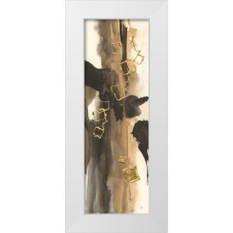 Smoke and Mirrors II White Modern Wood Framed Art Print by Paschke, Chris