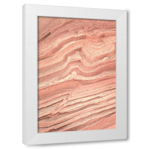 Coyote Buttes IV Blush Orange White Modern Wood Framed Art Print by Majchrowicz, Alan