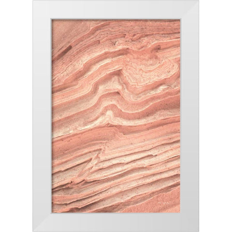 Coyote Buttes IV Blush Orange White Modern Wood Framed Art Print by Majchrowicz, Alan
