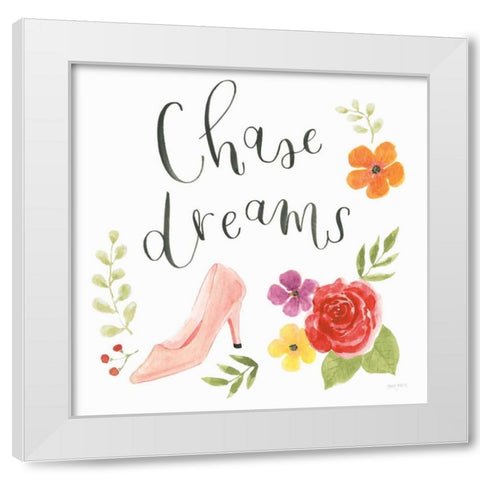Chase Dreams I Autumn White Modern Wood Framed Art Print by Jackson, Jenaya