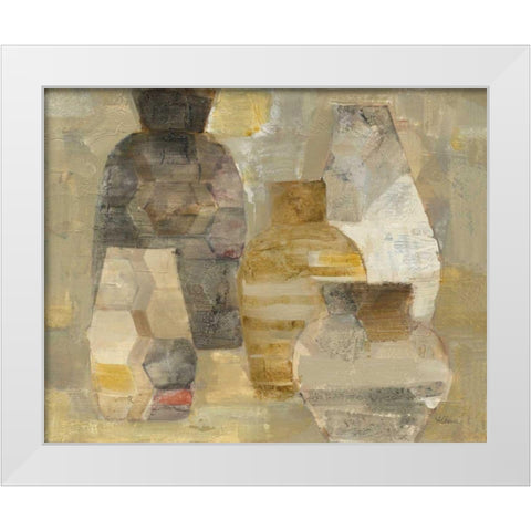 Farmhouse Still Life Warm White Modern Wood Framed Art Print by Hristova, Albena