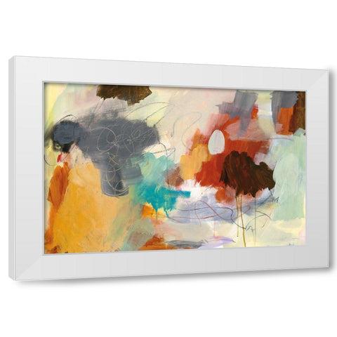 Hardy I White Modern Wood Framed Art Print by Urban, Mary