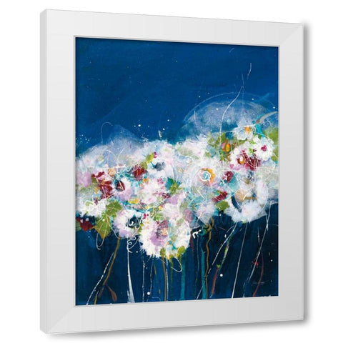 Garden Party II White Modern Wood Framed Art Print by Griggs, Jan