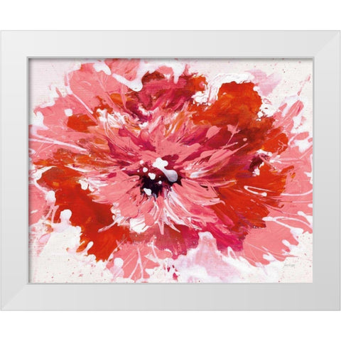 Color in Bloom White Modern Wood Framed Art Print by Griggs, Jan