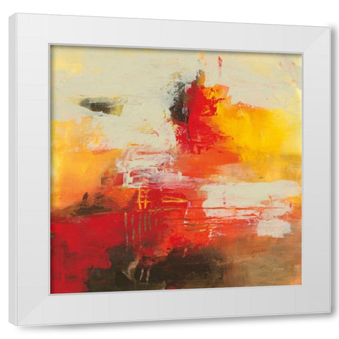 Change of Season White Modern Wood Framed Art Print by Griggs, Jan