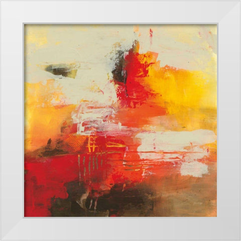 Change of Season White Modern Wood Framed Art Print by Griggs, Jan