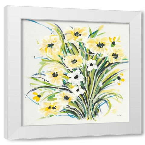 Spring II White Modern Wood Framed Art Print by Griggs, Jan