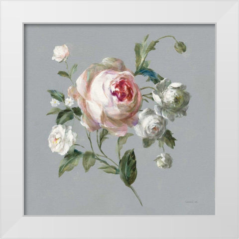 Gifts from the Garden II White Modern Wood Framed Art Print by Nai, Danhui