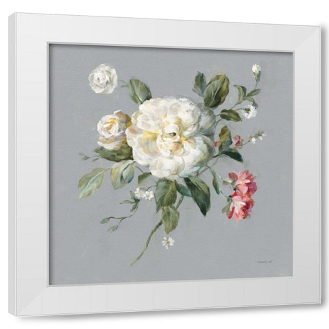 Gifts from the Garden III White Modern Wood Framed Art Print by Nai, Danhui