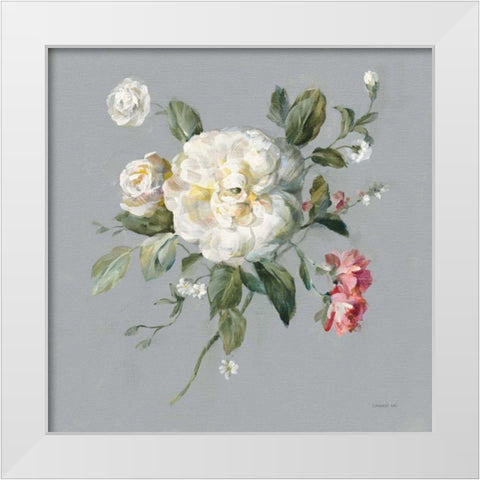 Gifts from the Garden III White Modern Wood Framed Art Print by Nai, Danhui