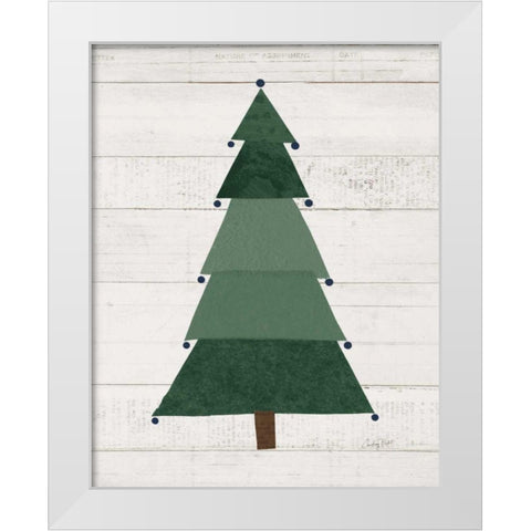 Christmas Patchwork I Neutral White Modern Wood Framed Art Print by Prahl, Courtney