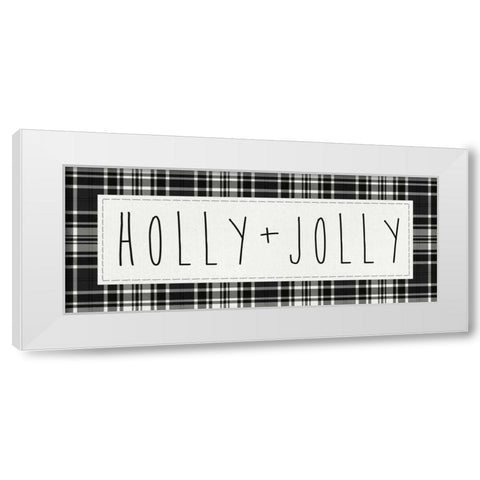 Cozy Christmas II White Modern Wood Framed Art Print by Wild Apple Portfolio