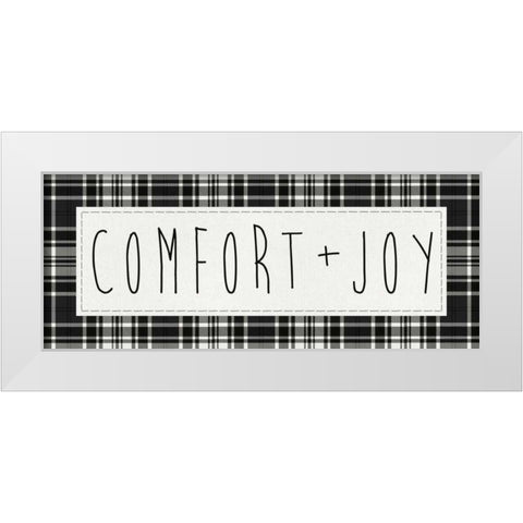 Cozy Christmas III White Modern Wood Framed Art Print by Wild Apple Portfolio