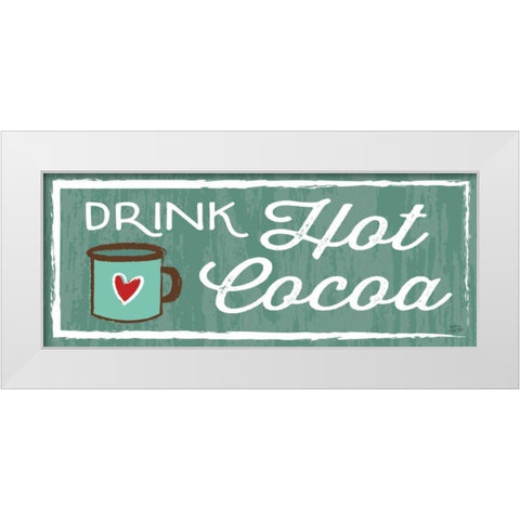 Comfy Camping X White Modern Wood Framed Art Print by Averinos, Melissa