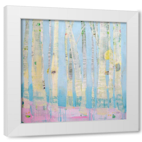 Winter Woods White Modern Wood Framed Art Print by Day, Kellie