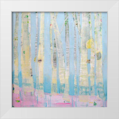 Winter Woods White Modern Wood Framed Art Print by Day, Kellie
