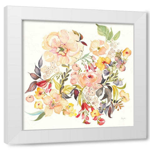 Succulent Desert I White Modern Wood Framed Art Print by Rice, Kristy