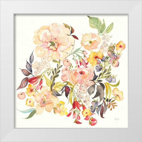 Succulent Desert I White Modern Wood Framed Art Print by Rice, Kristy
