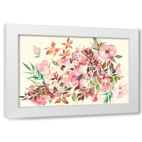 Dogwood Spring White Modern Wood Framed Art Print by Rice, Kristy