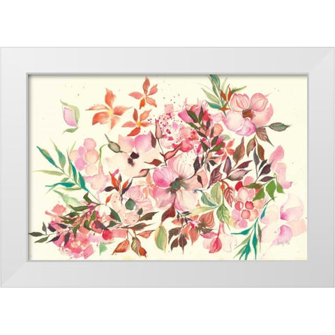 Dogwood Spring White Modern Wood Framed Art Print by Rice, Kristy