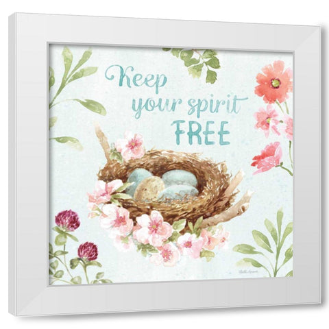 Sweet Bunnies VI White Modern Wood Framed Art Print by Grove, Beth