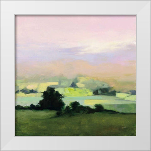 Looking Out II White Modern Wood Framed Art Print by Purinton, Julia