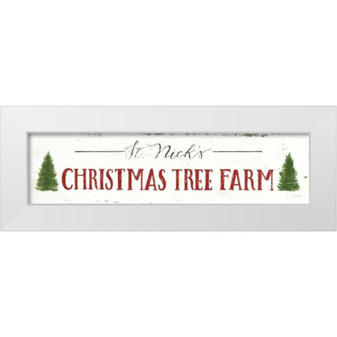 Christmas in the Heartland VI St Nicks White Modern Wood Framed Art Print by Wiens, James