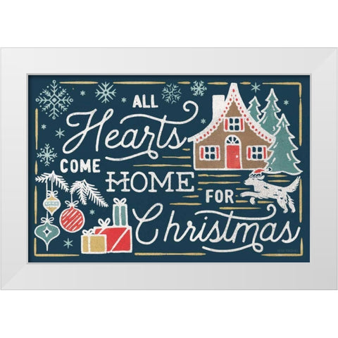 Christmas Adventures I Dark White Modern Wood Framed Art Print by Marshall, Laura