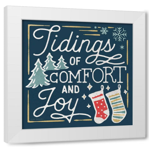 Christmas Adventures III Dark White Modern Wood Framed Art Print by Marshall, Laura