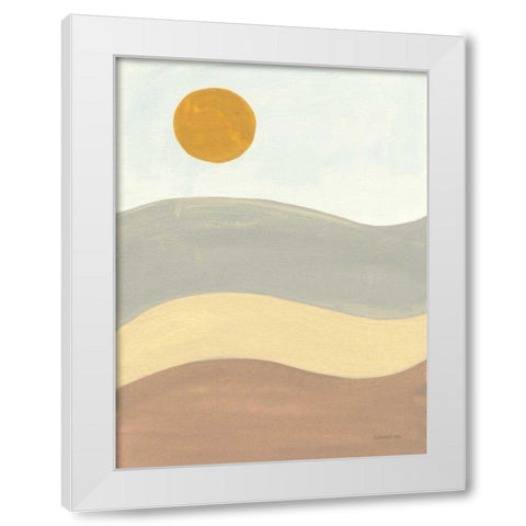 Retro Abstract II White Modern Wood Framed Art Print by Nai, Danhui