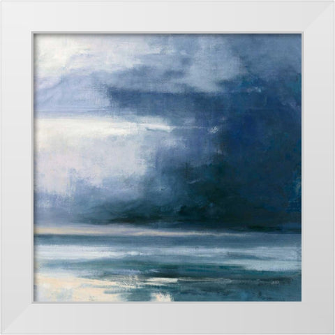 Night Journey White Modern Wood Framed Art Print by Purinton, Julia