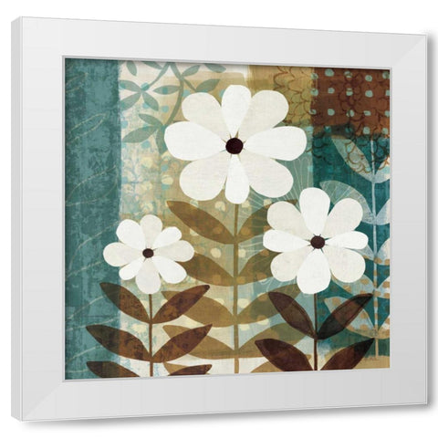 Floral Dream II WAG White Modern Wood Framed Art Print by Mullan, Michael