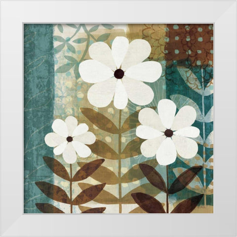 Floral Dream II WAG White Modern Wood Framed Art Print by Mullan, Michael