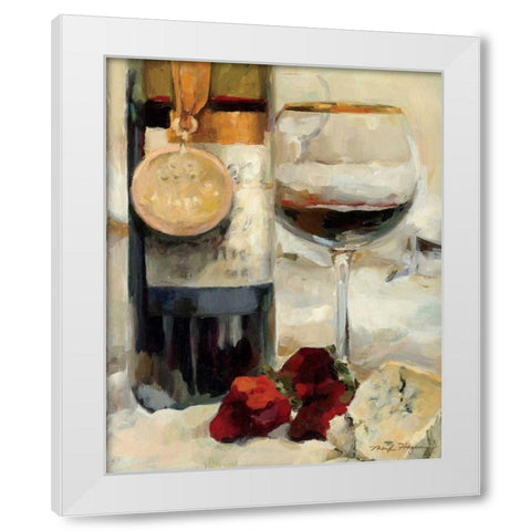 Award Winning Wine II White Modern Wood Framed Art Print by Hageman, Marilyn