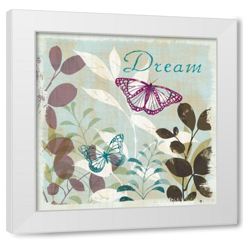 Be Leaves Spice II White Modern Wood Framed Art Print by Wild Apple Portfolio