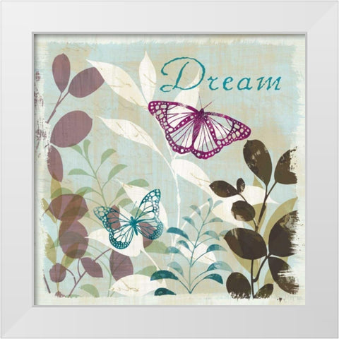 Be Leaves Spice II White Modern Wood Framed Art Print by Wild Apple Portfolio