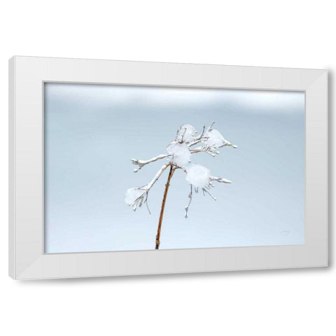 Diamonds in Winter I White Modern Wood Framed Art Print by Bradley, Felicity