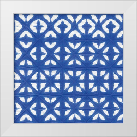 Aquarelle Blue V White Modern Wood Framed Art Print by Green, Nancy