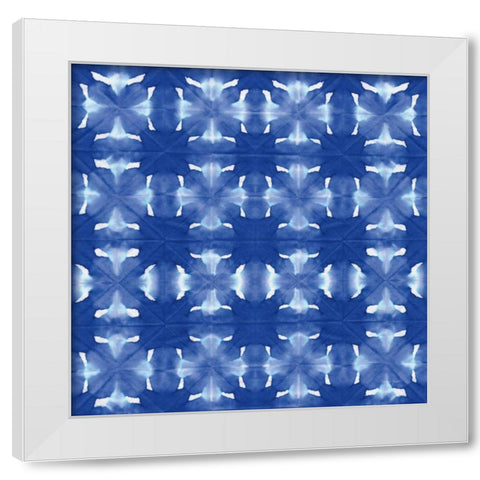 Aquarelle Blue VI White Modern Wood Framed Art Print by Green, Nancy
