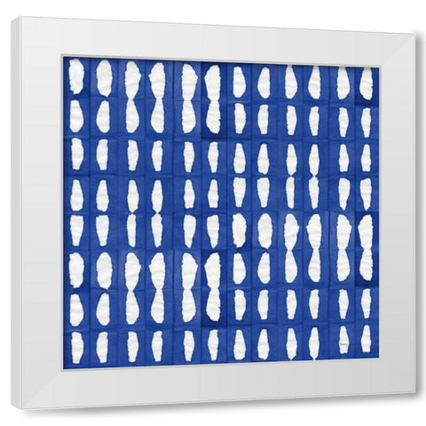 Aquarelle Blue VIII White Modern Wood Framed Art Print by Green, Nancy