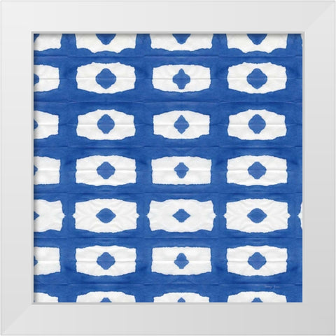Aquarelle Blue X White Modern Wood Framed Art Print by Green, Nancy