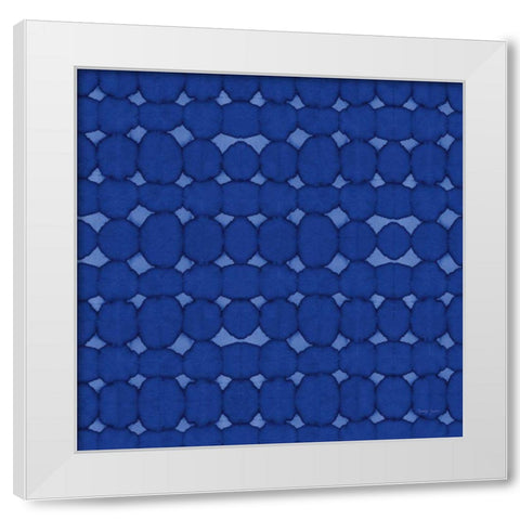 Aquarelle Blue XIII White Modern Wood Framed Art Print by Green, Nancy