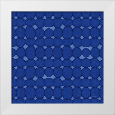 Aquarelle Blue XIII White Modern Wood Framed Art Print by Green, Nancy