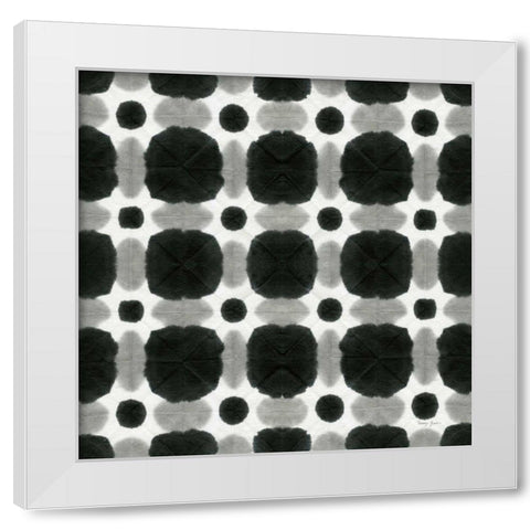 Aquarelle Black and White I White Modern Wood Framed Art Print by Green, Nancy