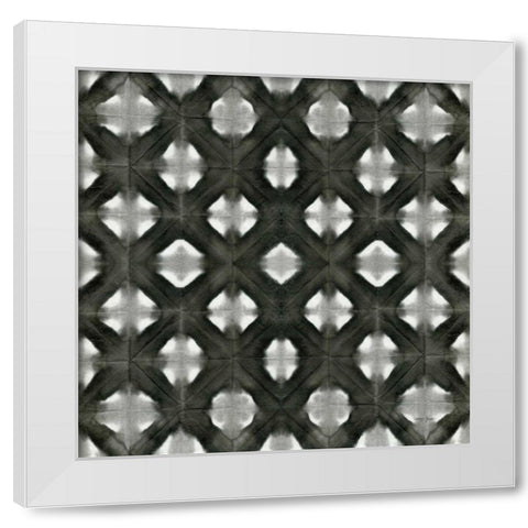 Aquarelle Black and White II White Modern Wood Framed Art Print by Green, Nancy