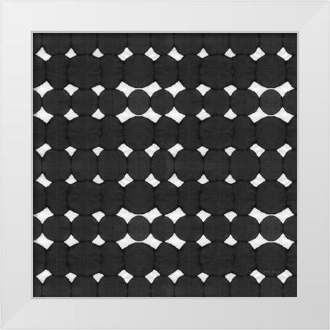 Aquarelle Black and White IV White Modern Wood Framed Art Print by Green, Nancy