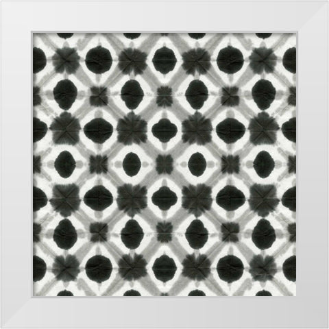 Aquarelle Black and White V White Modern Wood Framed Art Print by Green, Nancy